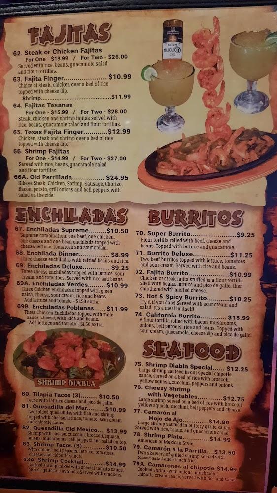 Old Mexico Menu image 4